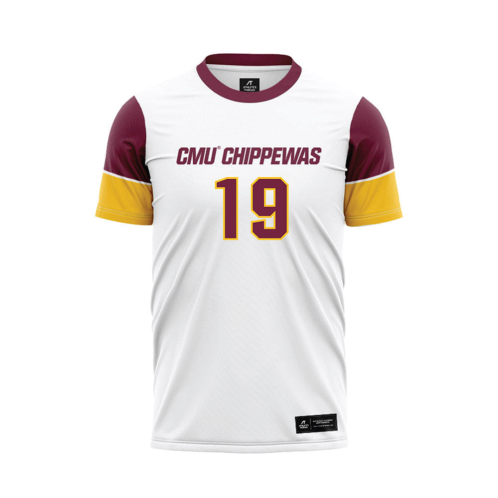 Central Michigan - NCAA Women's Soccer : Aubrey Balota - White Soccer Jersey-0