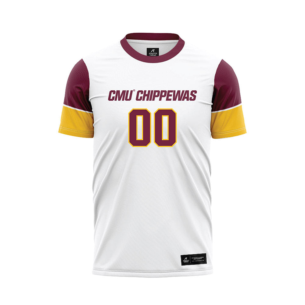 Central Michigan - NCAA Women's Soccer : Nada Derneika - White Soccer Jersey-0