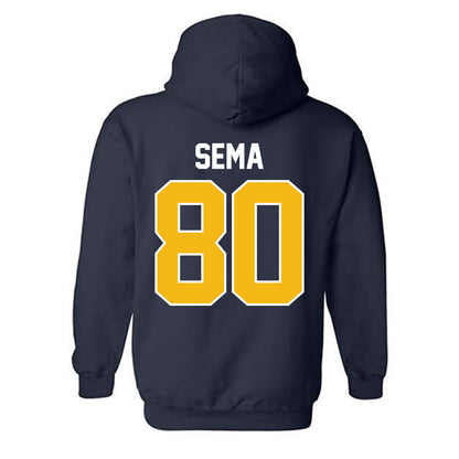 Northern Arizona - NCAA Football : Gabe Sema - Classic Shersey Hooded Sweatshirt-1