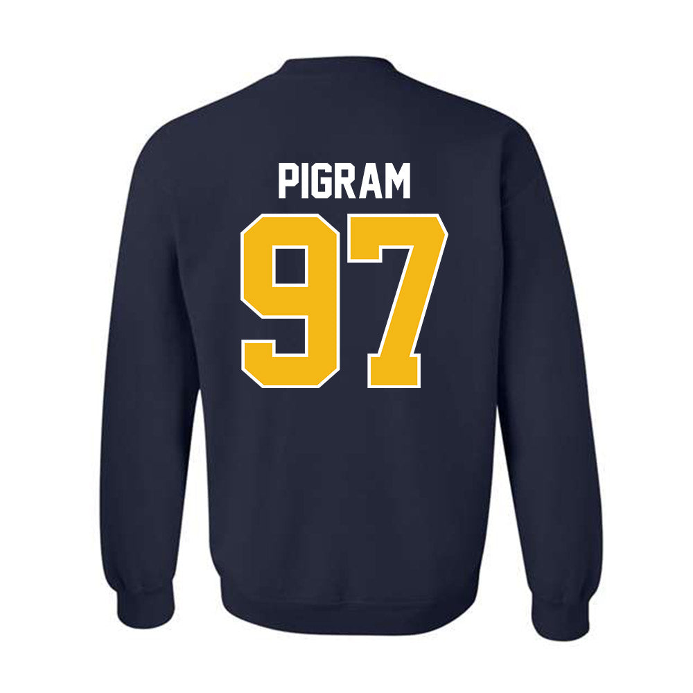 Northern Arizona - NCAA Football : Jordan Pigram - Classic Shersey Crewneck Sweatshirt-1