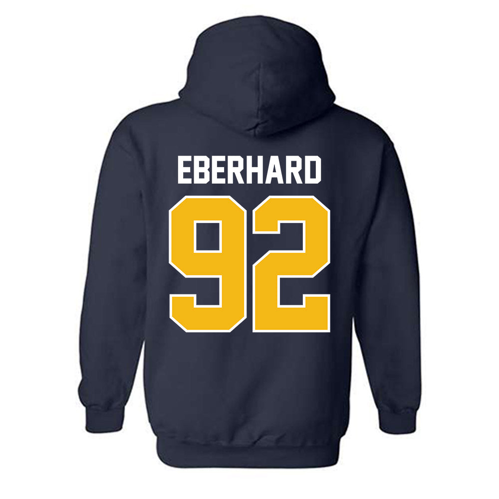 Northern Arizona - NCAA Football : David Eberhard - Classic Shersey Hooded Sweatshirt-1