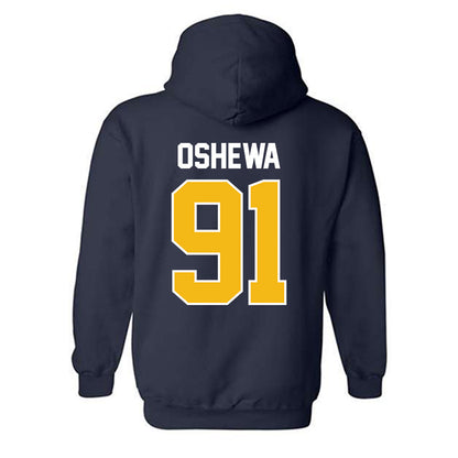 Northern Arizona - NCAA Football : Erimi Oshewa - Classic Shersey Hooded Sweatshirt-1