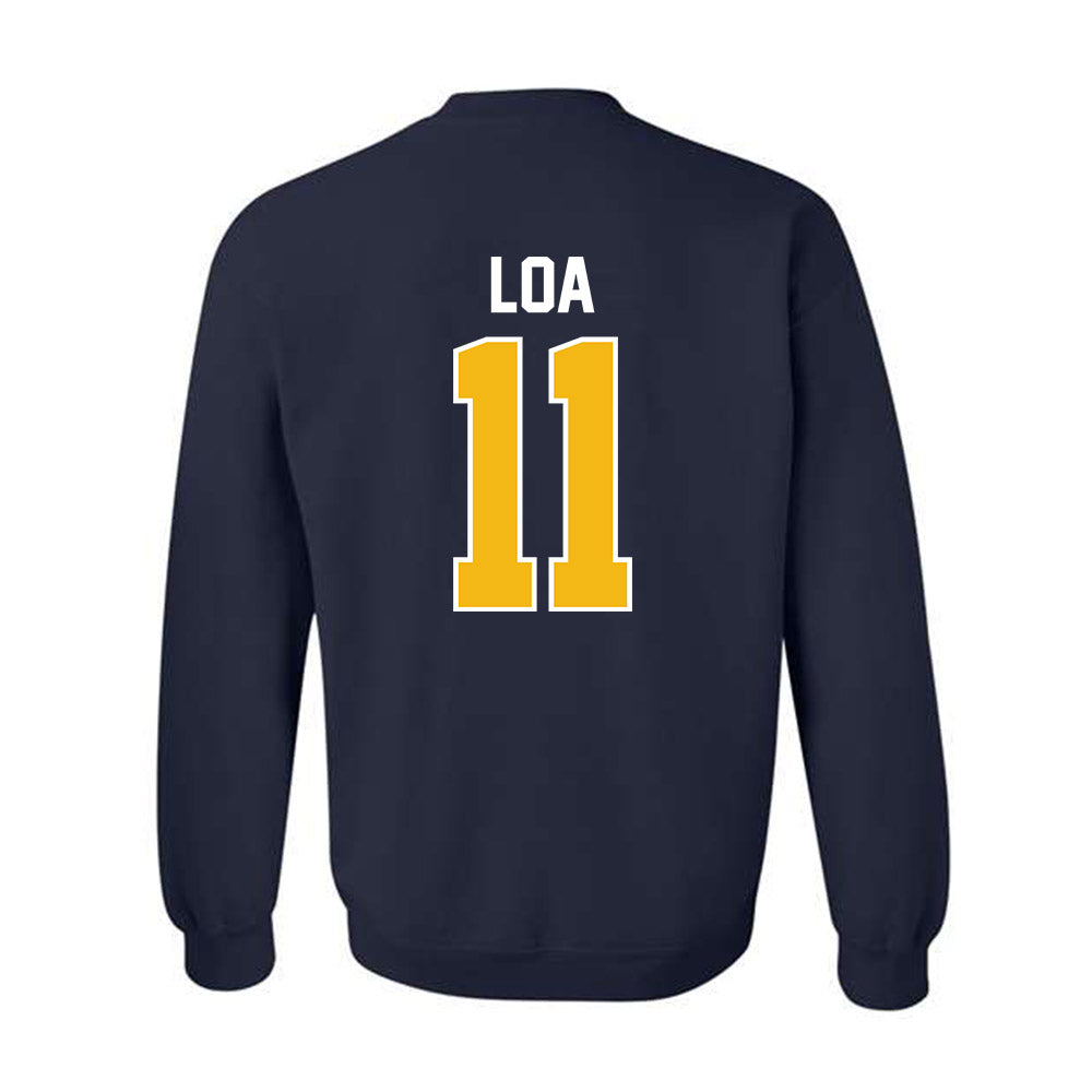 Northern Arizona - NCAA Football : Ziggy Loa - Classic Shersey Crewneck Sweatshirt-1