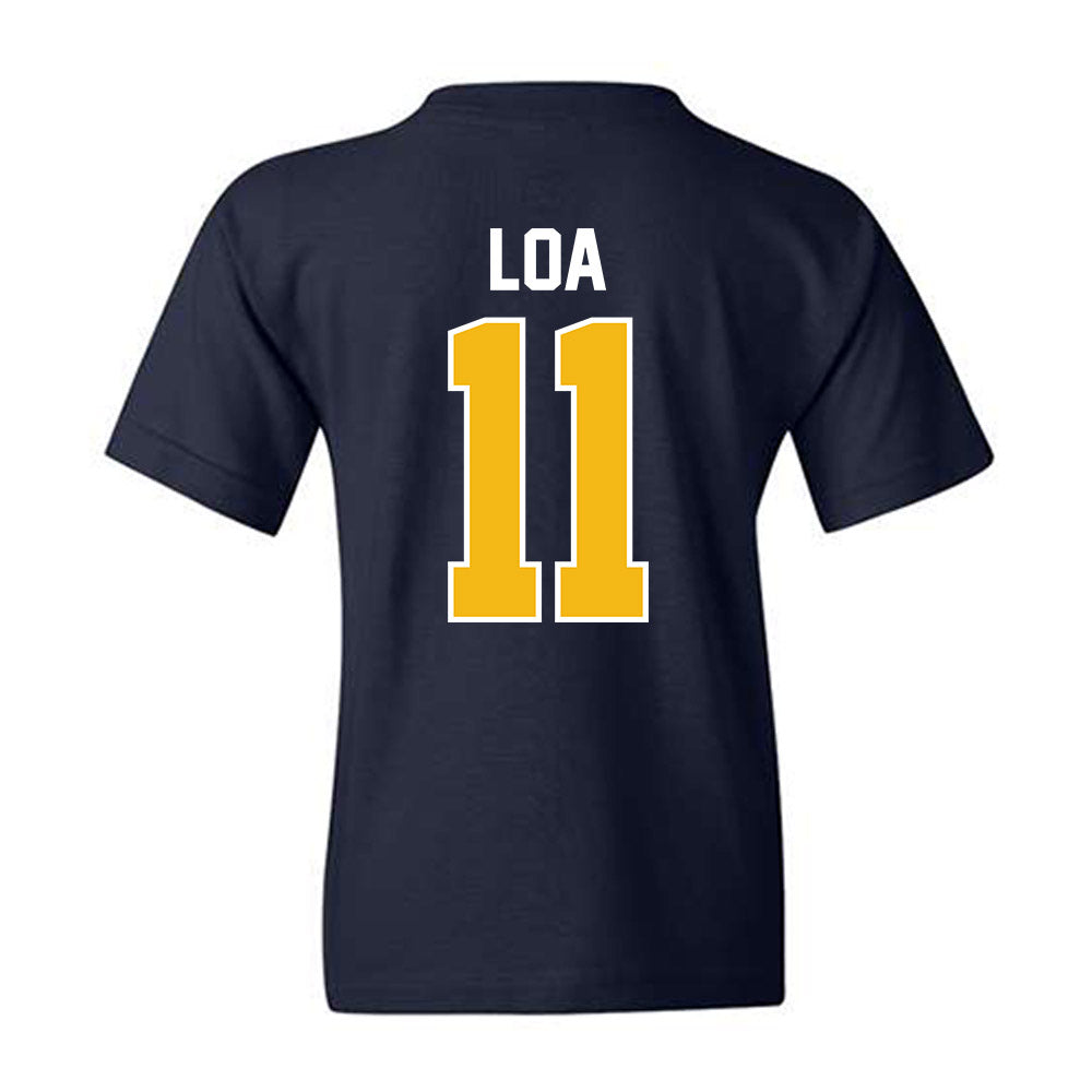 Northern Arizona - NCAA Football : Ziggy Loa - Classic Shersey Youth T-Shirt-1