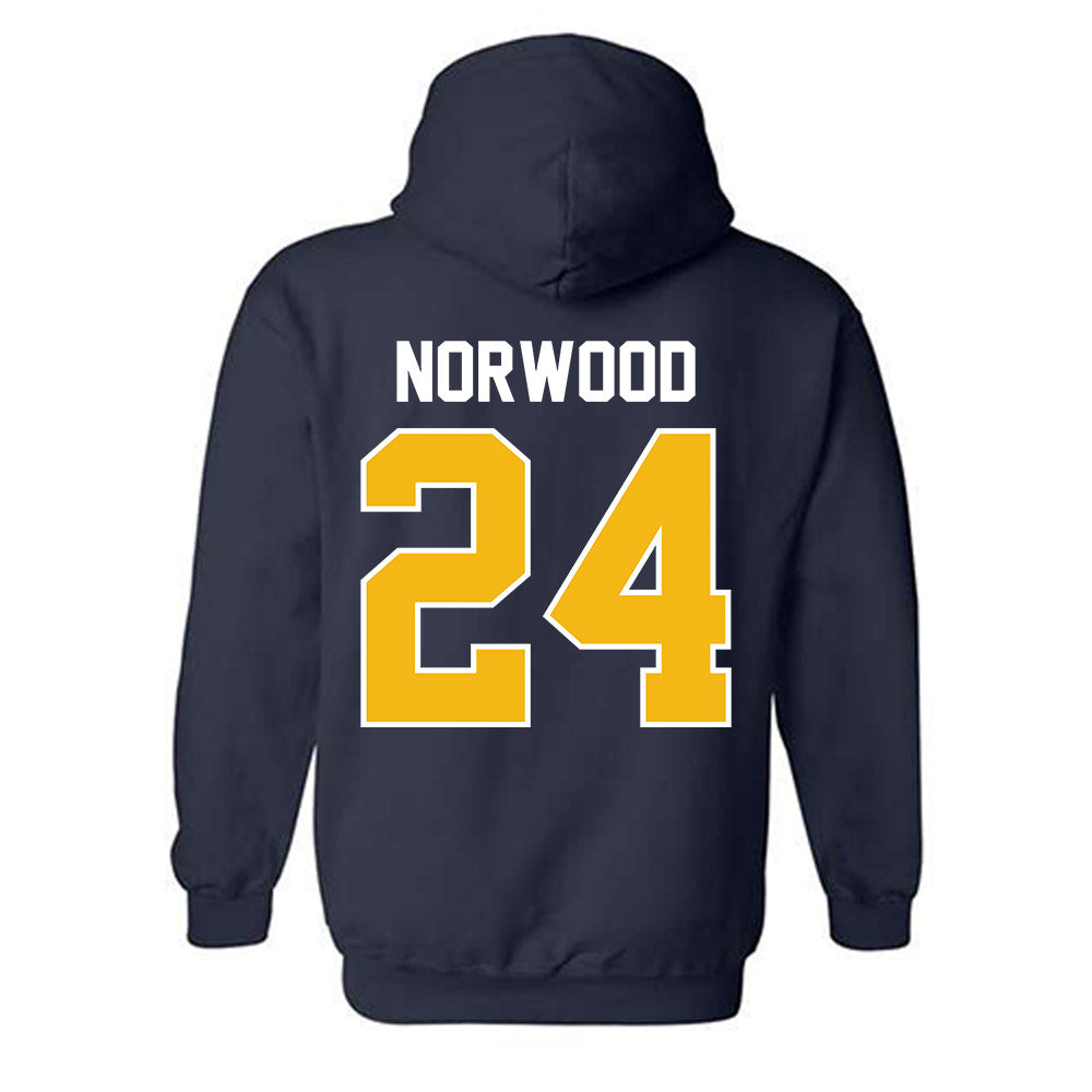Northern Arizona - NCAA Football : Nehemiah Norwood - Classic Shersey Hooded Sweatshirt-1