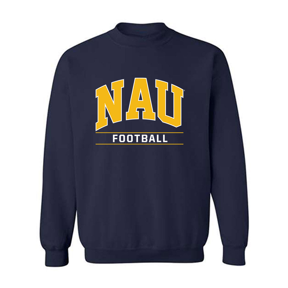 Northern Arizona - NCAA Football : David Eberhard - Classic Shersey Crewneck Sweatshirt-0