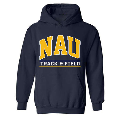 Northern Arizona - NCAA Men's Track & Field : Grayson Mommens - Classic Shersey Hooded Sweatshirt-0