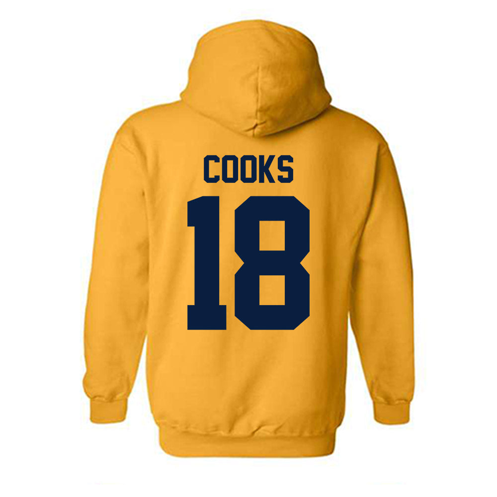 Northern Arizona - NCAA Football : Matthew Cooks - Classic Shersey Hooded Sweatshirt-1