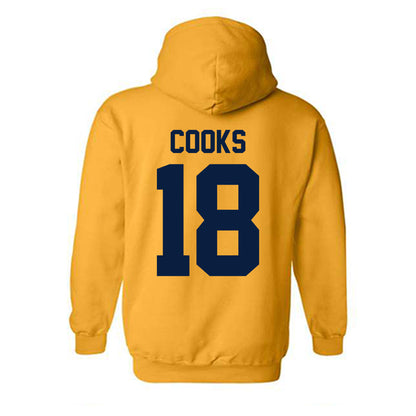 Northern Arizona - NCAA Football : Matthew Cooks - Classic Shersey Hooded Sweatshirt-1