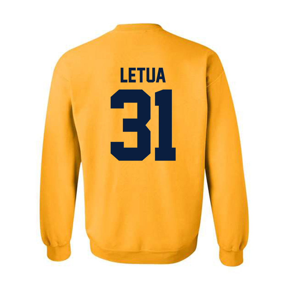 Northern Arizona - NCAA Football : Jaiden Letua - Classic Shersey Crewneck Sweatshirt-1