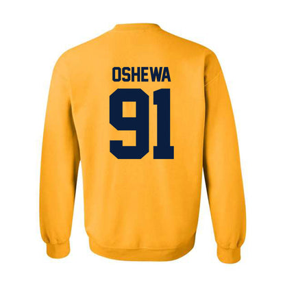 Northern Arizona - NCAA Football : Erimi Oshewa - Classic Shersey Crewneck Sweatshirt-1