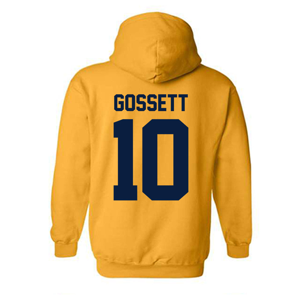 Northern Arizona - NCAA Football : QuRan Gossett - Classic Shersey Hooded Sweatshirt-1