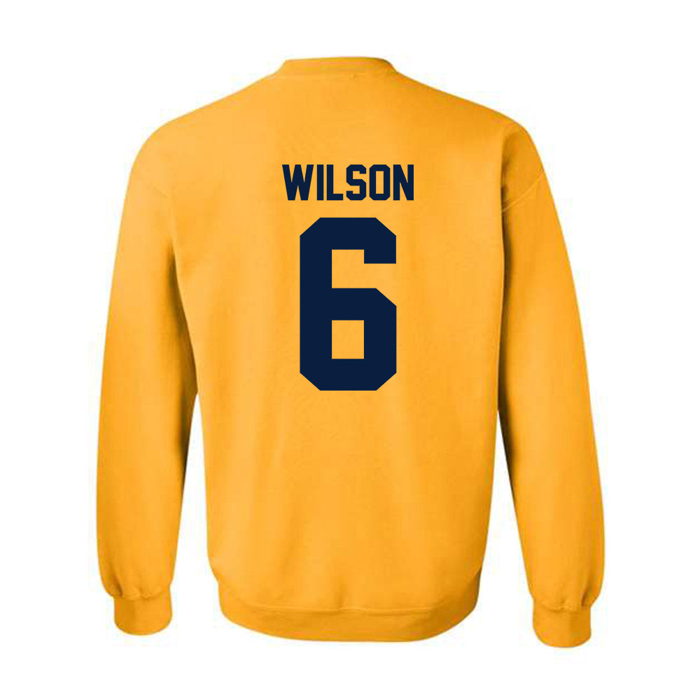 Northern Arizona - NCAA Football : Shahid Wilson - Classic Shersey Crewneck Sweatshirt-1