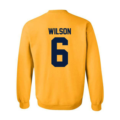 Northern Arizona - NCAA Football : Shahid Wilson - Classic Shersey Crewneck Sweatshirt-1