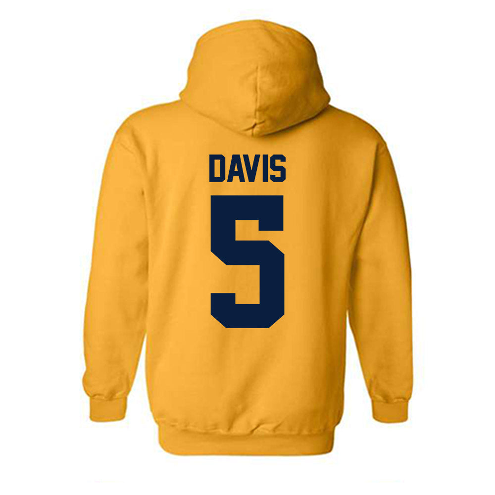 Northern Arizona - NCAA Women's Volleyball : Taryn Davis - Classic Shersey Hooded Sweatshirt-1