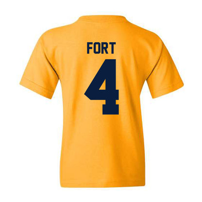 Northern Arizona - NCAA Men's Basketball : Oakland Fort - Classic Shersey Youth T-Shirt