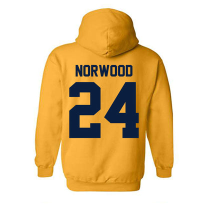 Northern Arizona - NCAA Football : Nehemiah Norwood - Classic Shersey Hooded Sweatshirt-1