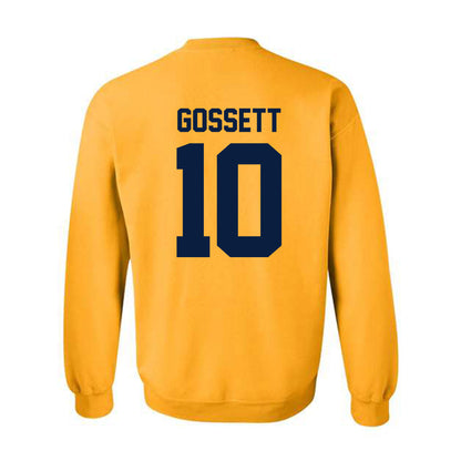Northern Arizona - NCAA Football : QuRan Gossett - Classic Shersey Crewneck Sweatshirt-1