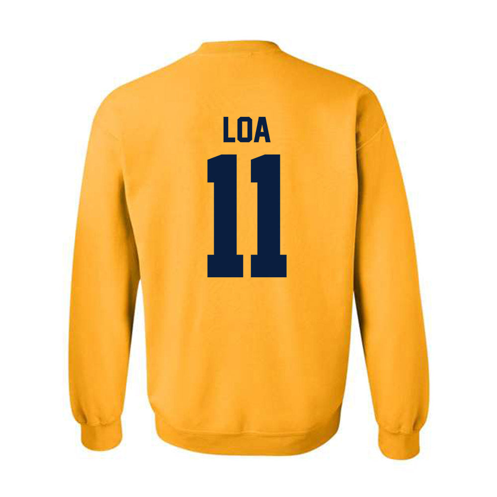 Northern Arizona - NCAA Football : Ziggy Loa - Classic Shersey Crewneck Sweatshirt-1