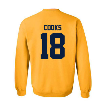 Northern Arizona - NCAA Football : Matthew Cooks - Classic Shersey Crewneck Sweatshirt-1
