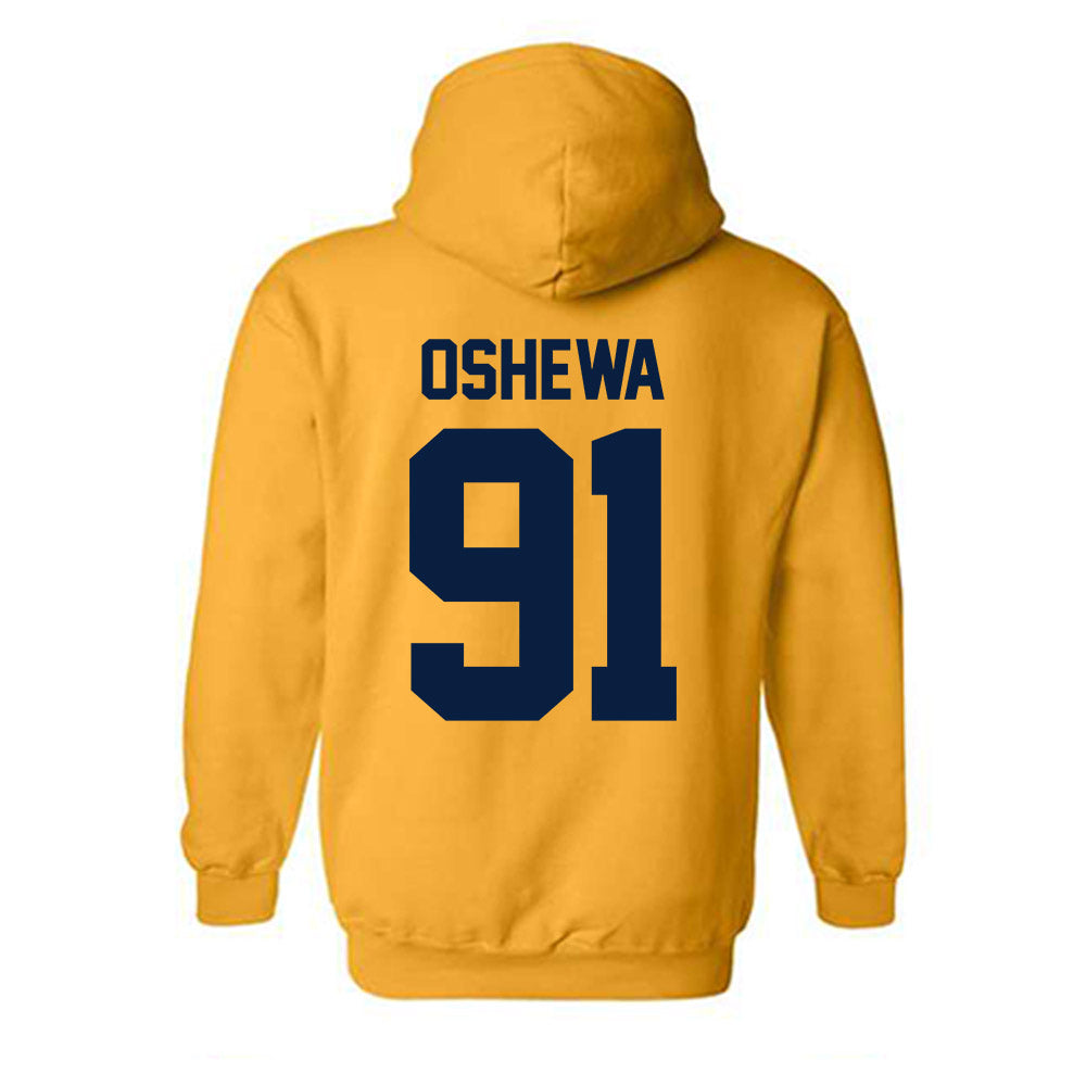 Northern Arizona - NCAA Football : Erimi Oshewa - Classic Shersey Hooded Sweatshirt-1
