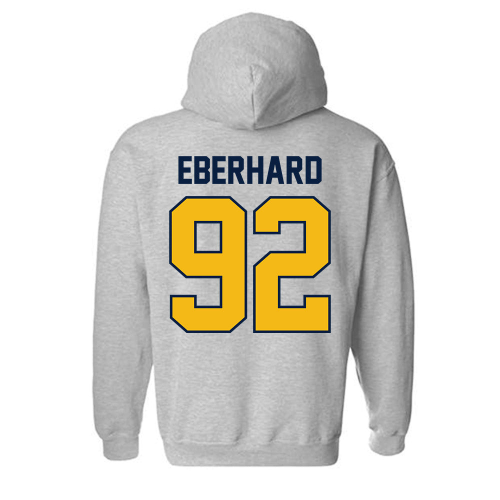 Northern Arizona - NCAA Football : David Eberhard - Classic Shersey Hooded Sweatshirt-1