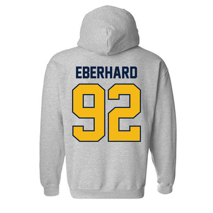 Northern Arizona - NCAA Football : David Eberhard - Classic Shersey Hooded Sweatshirt-1