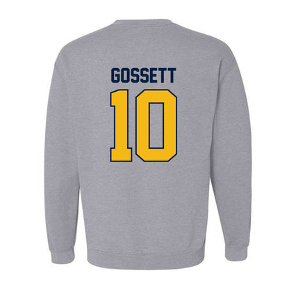 Northern Arizona - NCAA Football : QuRan Gossett - Classic Shersey Crewneck Sweatshirt-1