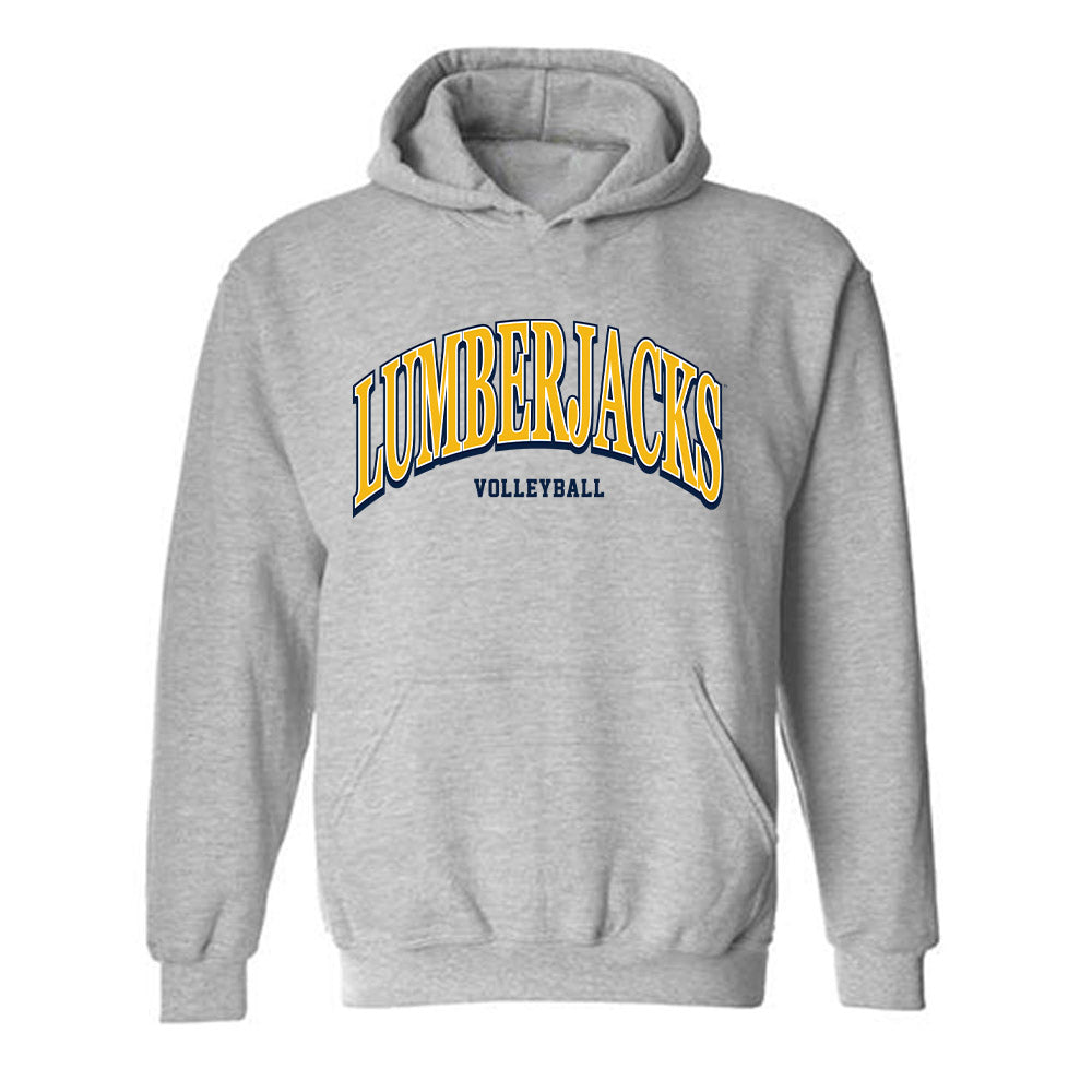 Northern Arizona - NCAA Women's Volleyball : Ella Hosfeld - Classic Shersey Hooded Sweatshirt-0