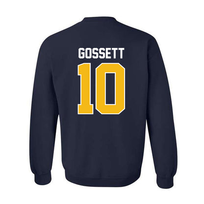 Northern Arizona - NCAA Football : QuRan Gossett - Classic Shersey Crewneck Sweatshirt-1