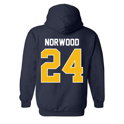 Northern Arizona - NCAA Football : Nehemiah Norwood - Classic Shersey Hooded Sweatshirt-1