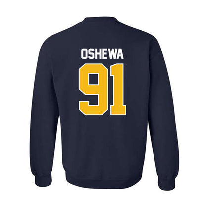 Northern Arizona - NCAA Football : Erimi Oshewa - Classic Shersey Crewneck Sweatshirt-1