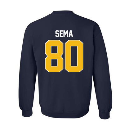 Northern Arizona - NCAA Football : Gabe Sema - Classic Shersey Crewneck Sweatshirt-1