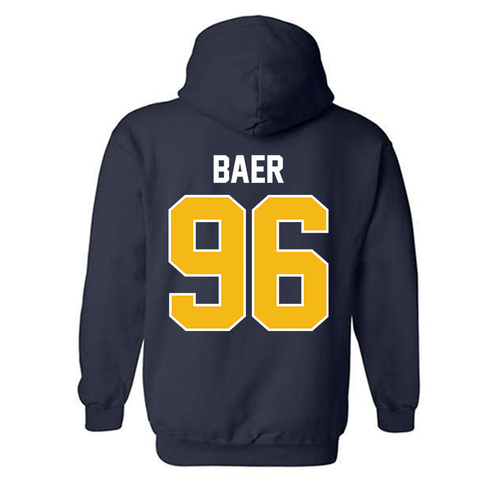 Northern Arizona - NCAA Football : Jayden Baer - Classic Shersey Hooded Sweatshirt-1