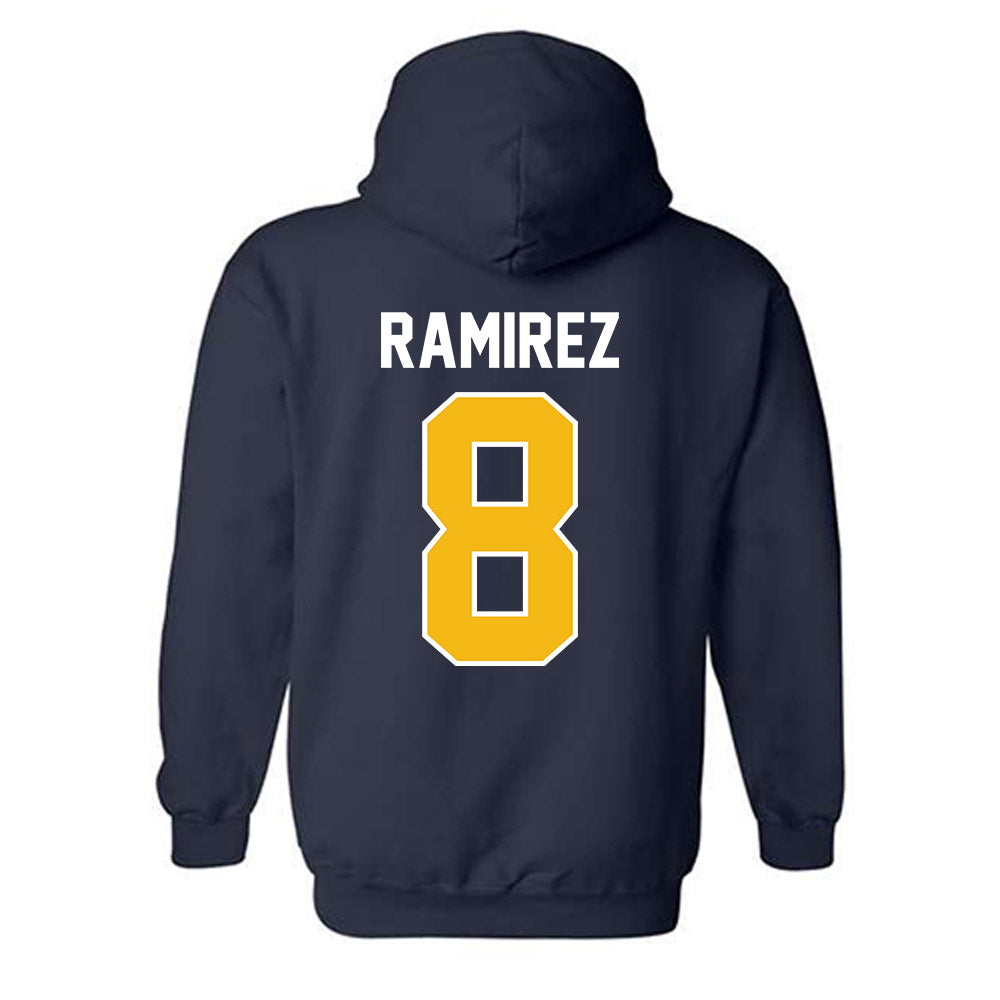Northern Arizona - NCAA Football : Joseph Ramirez - Classic Shersey Hooded Sweatshirt-1