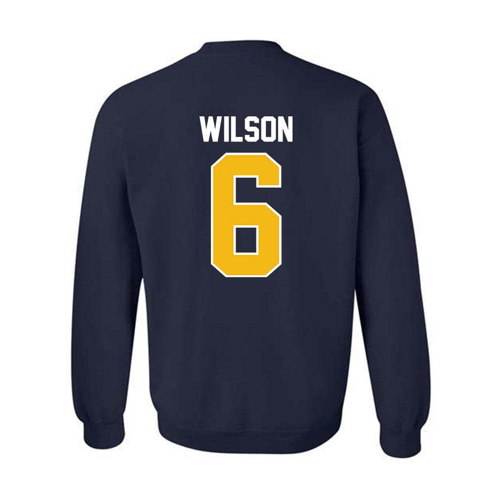 Northern Arizona - NCAA Football : Shahid Wilson - Classic Shersey Crewneck Sweatshirt-1