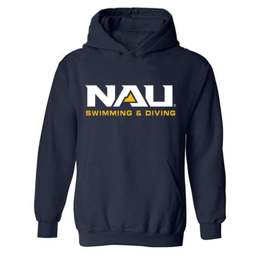 Northern Arizona - NCAA Women's Swimming & Diving : Lily Powell - Classic Shersey Hooded Sweatshirt-0