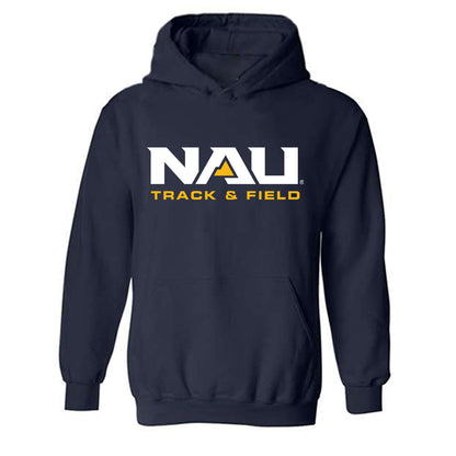 Northern Arizona - NCAA Men's Track & Field : Trig Riefkohl - Classic Shersey Hooded Sweatshirt-0