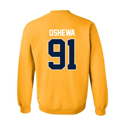 Northern Arizona - NCAA Football : Erimi Oshewa - Classic Shersey Crewneck Sweatshirt-1