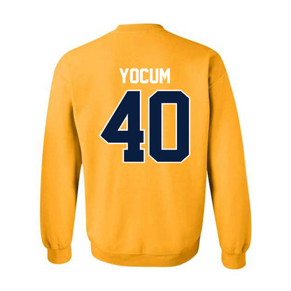 Northern Arizona - NCAA Football : Kruz Yocum - Classic Shersey Crewneck Sweatshirt-1