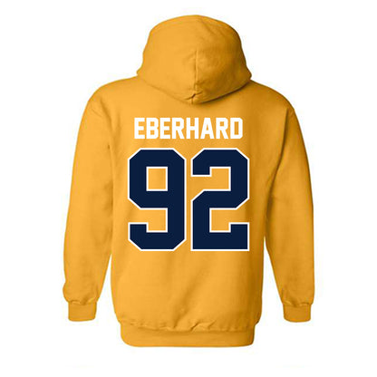 Northern Arizona - NCAA Football : David Eberhard - Classic Shersey Hooded Sweatshirt-1