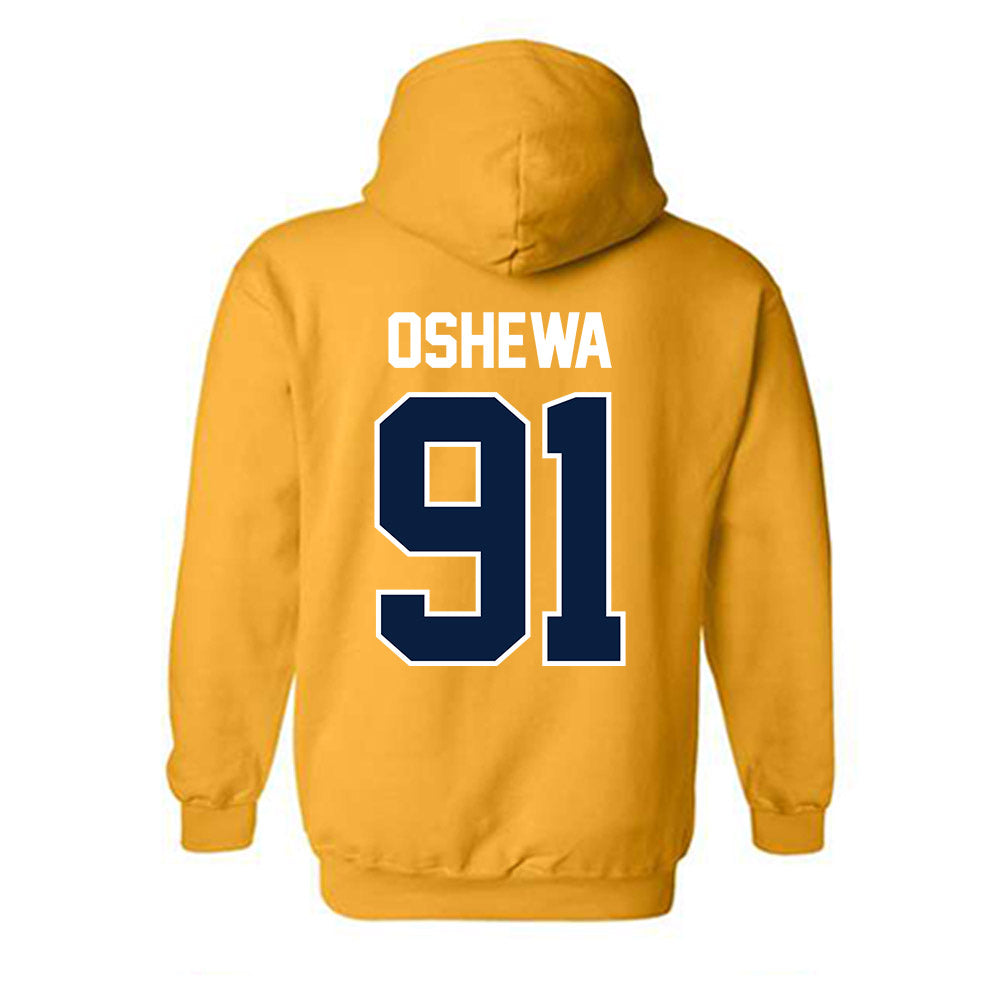 Northern Arizona - NCAA Football : Erimi Oshewa - Classic Shersey Hooded Sweatshirt-1