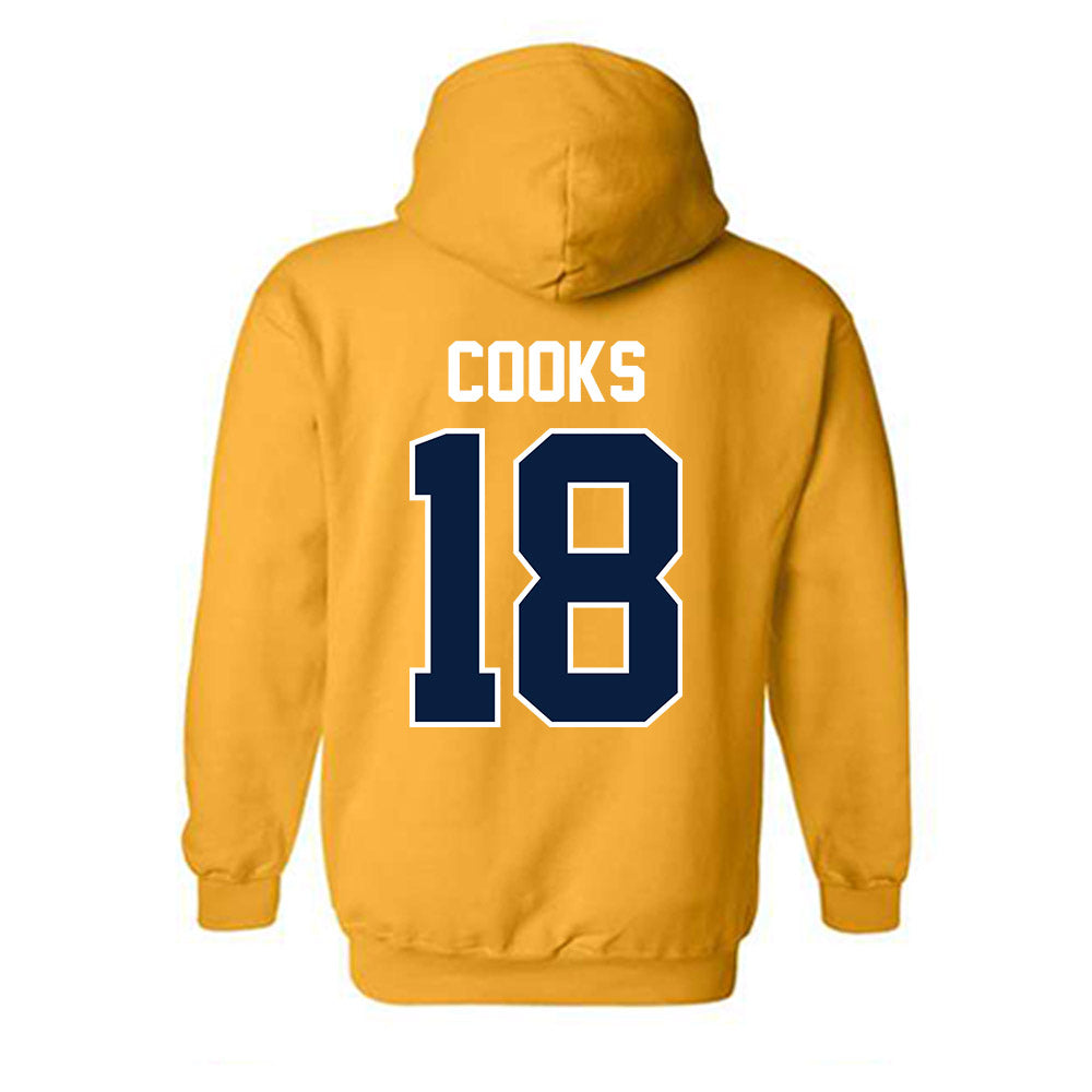 Northern Arizona - NCAA Football : Matthew Cooks - Classic Shersey Hooded Sweatshirt-1