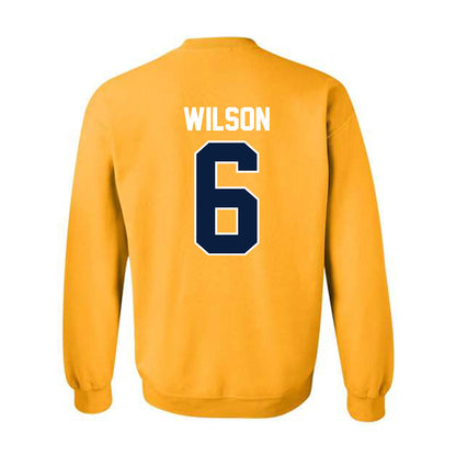 Northern Arizona - NCAA Football : Shahid Wilson - Classic Shersey Crewneck Sweatshirt-1