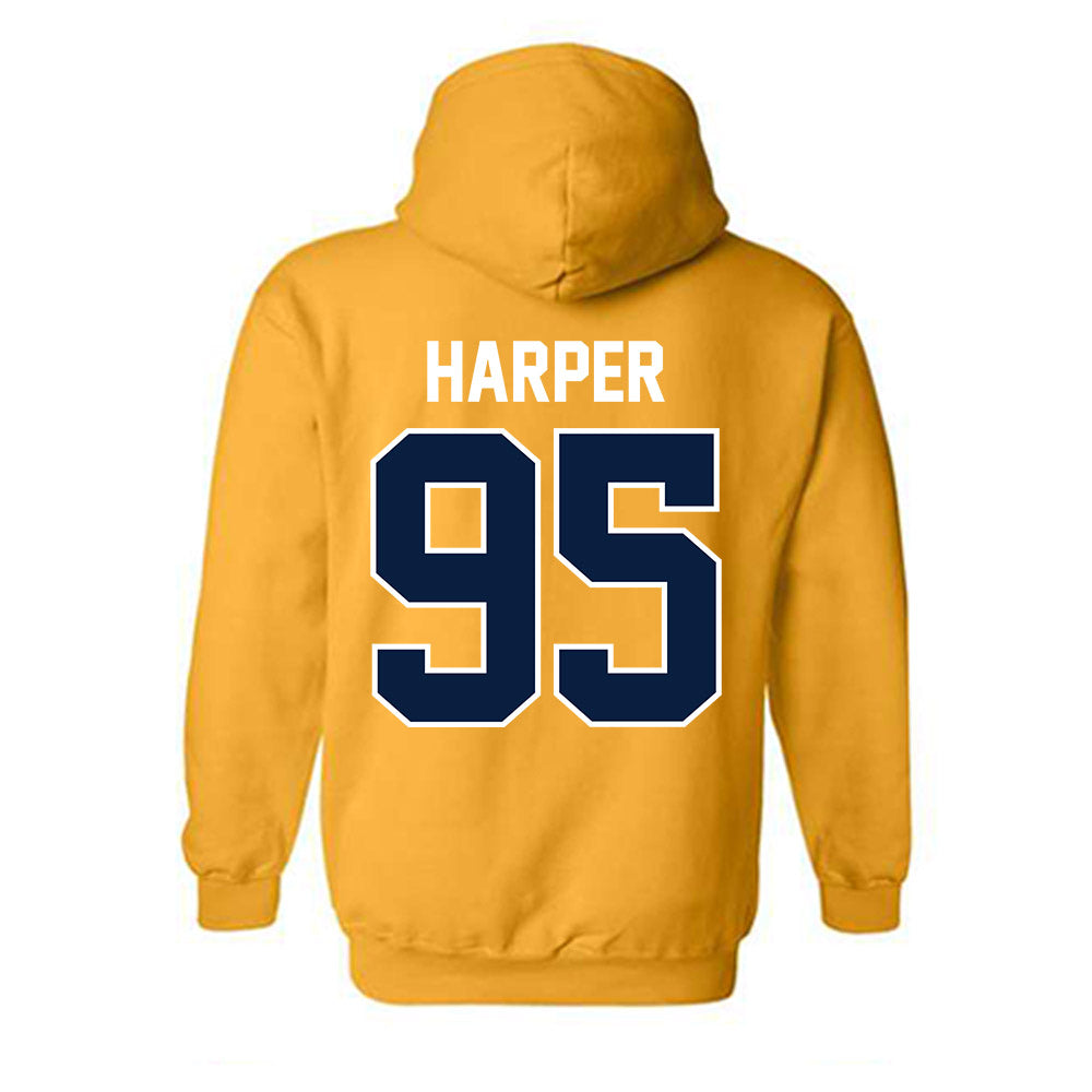 Northern Arizona - NCAA Football : Nick Harper - Classic Shersey Hooded Sweatshirt-1