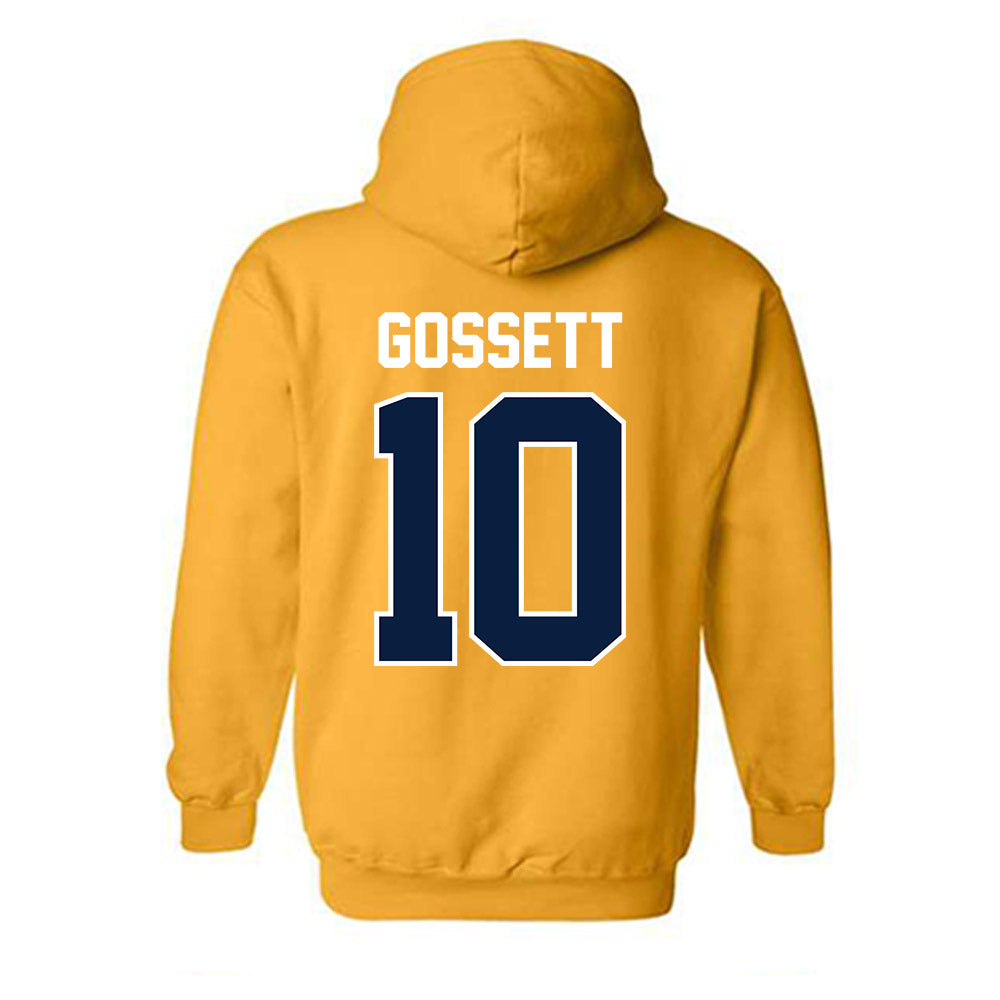 Northern Arizona - NCAA Football : QuRan Gossett - Classic Shersey Hooded Sweatshirt-1