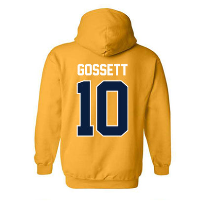 Northern Arizona - NCAA Football : QuRan Gossett - Classic Shersey Hooded Sweatshirt-1