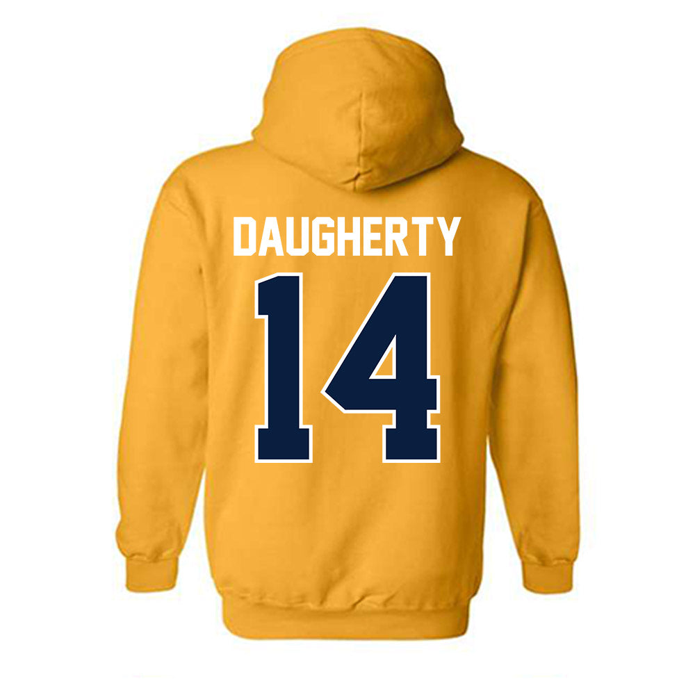 Northern Arizona - NCAA Football : Hayden Daugherty - Classic Shersey Hooded Sweatshirt-1