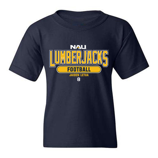 Northern Arizona - NCAA Football : Jaiden Letua - Classic Fashion Shersey Youth T-Shirt-0