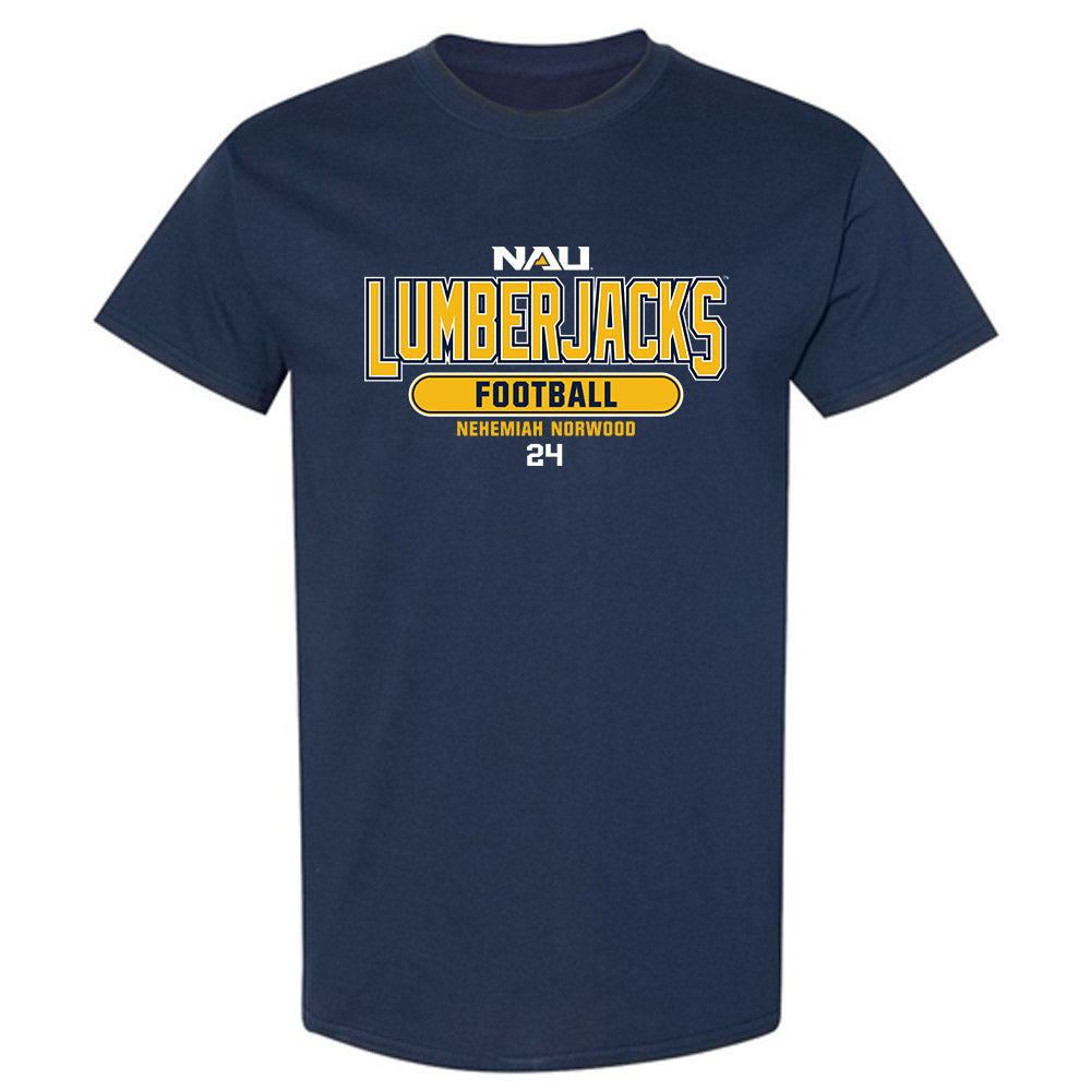 Northern Arizona - NCAA Football : Nehemiah Norwood - Classic Fashion Shersey T-Shirt-0